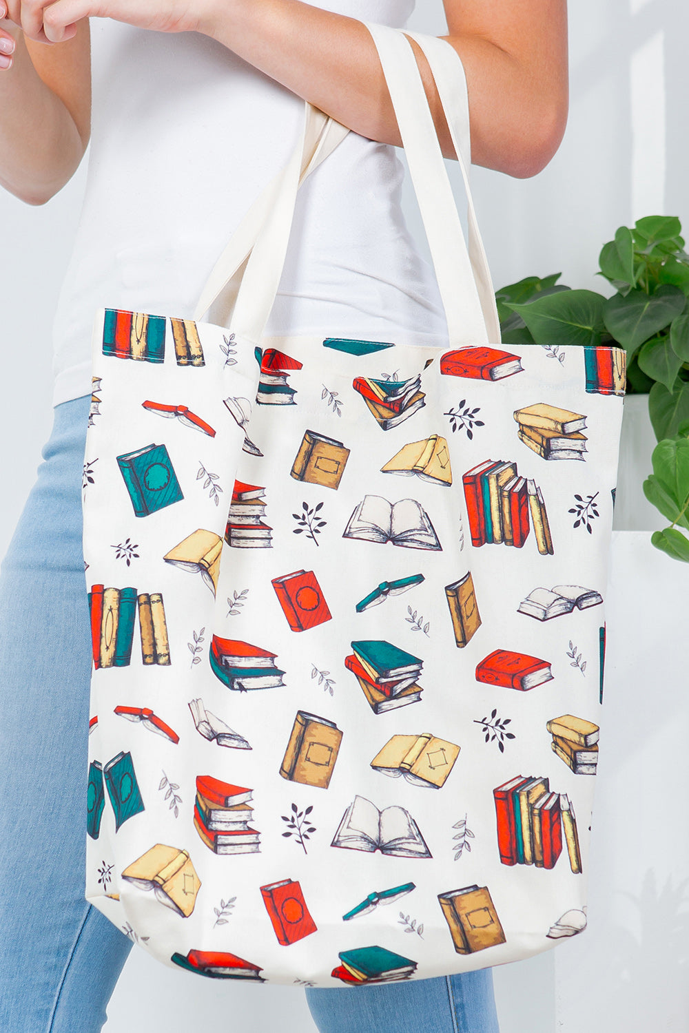 Books Canvas Tote Bag