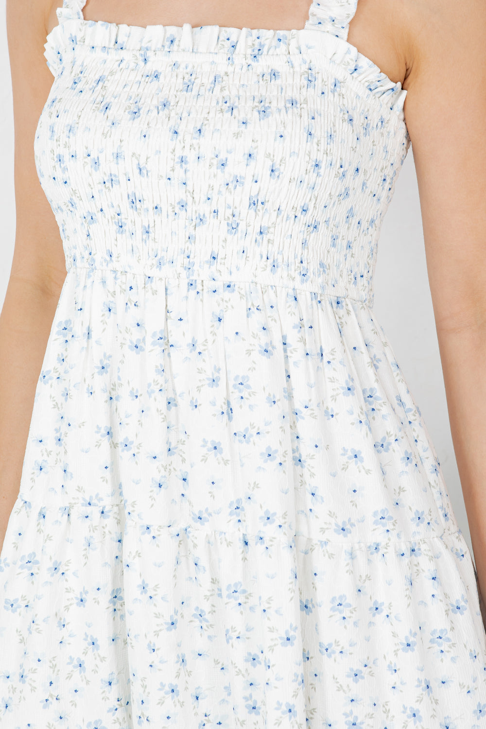 Summer Floral Print Short Dress