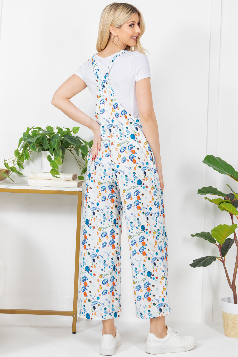 Animated Galaxy Corduroy Overall