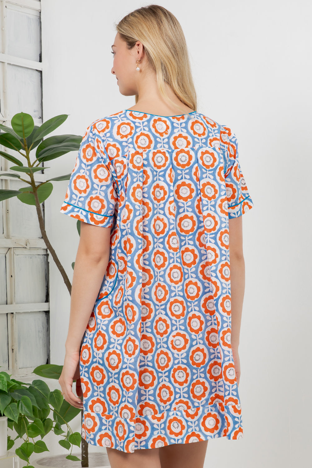 Hand Block Print Cotton Dress
