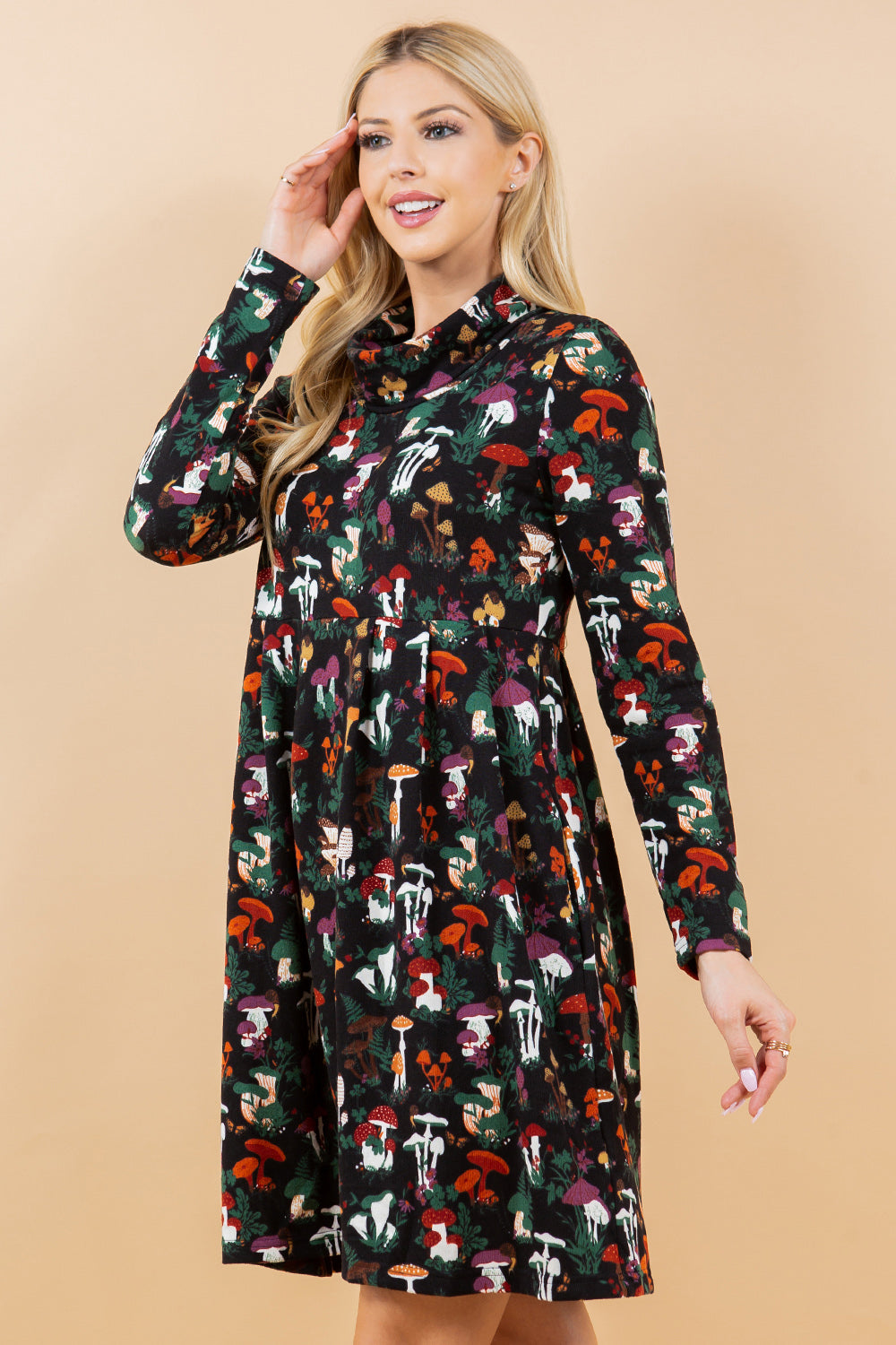 Garden of Mushroom Tunic Dress