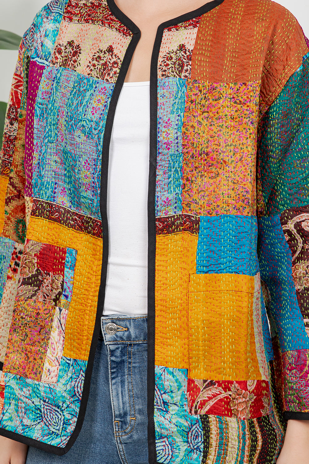 Reversible Silk Jacket