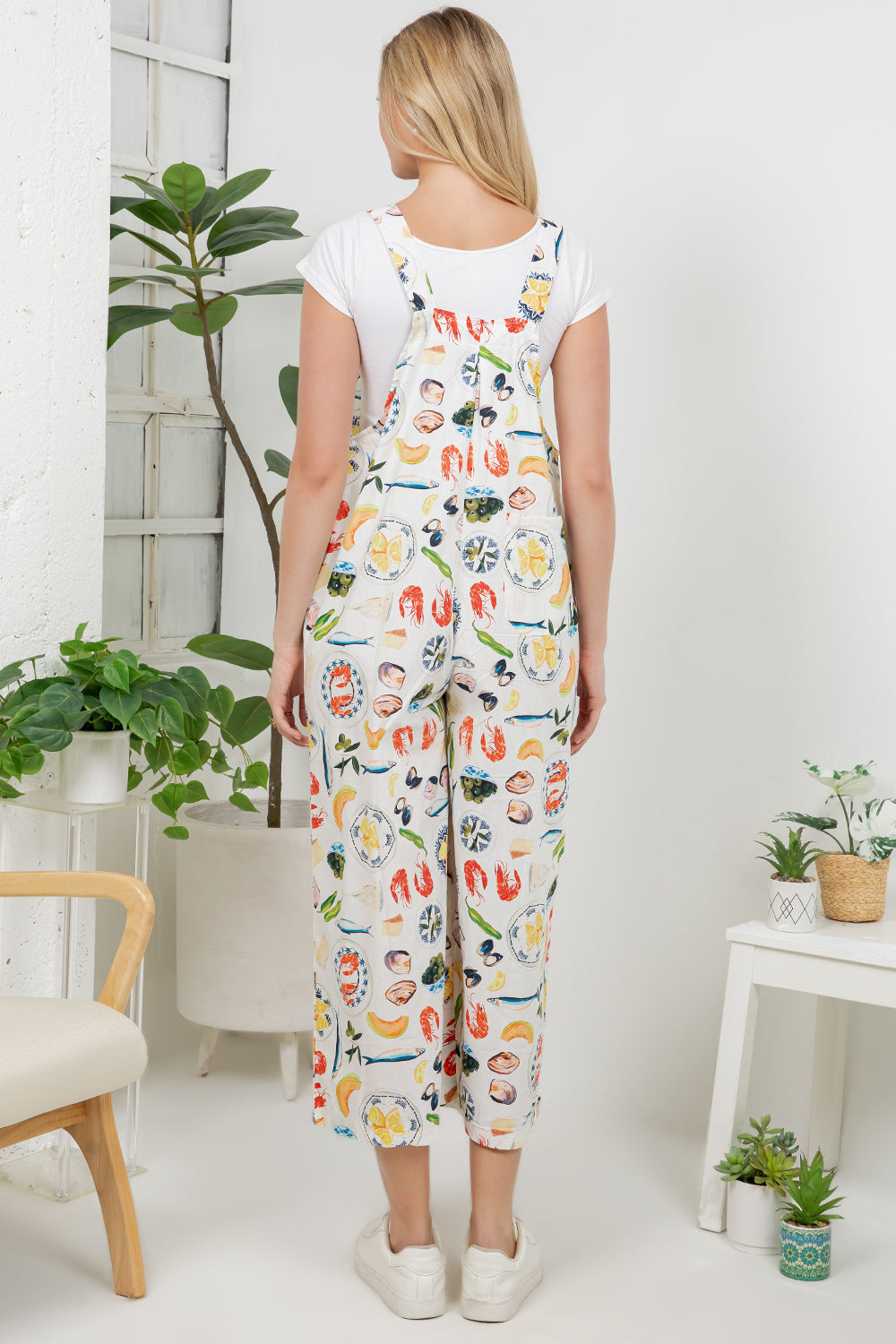 Mediterranean Sea Food Print Overall