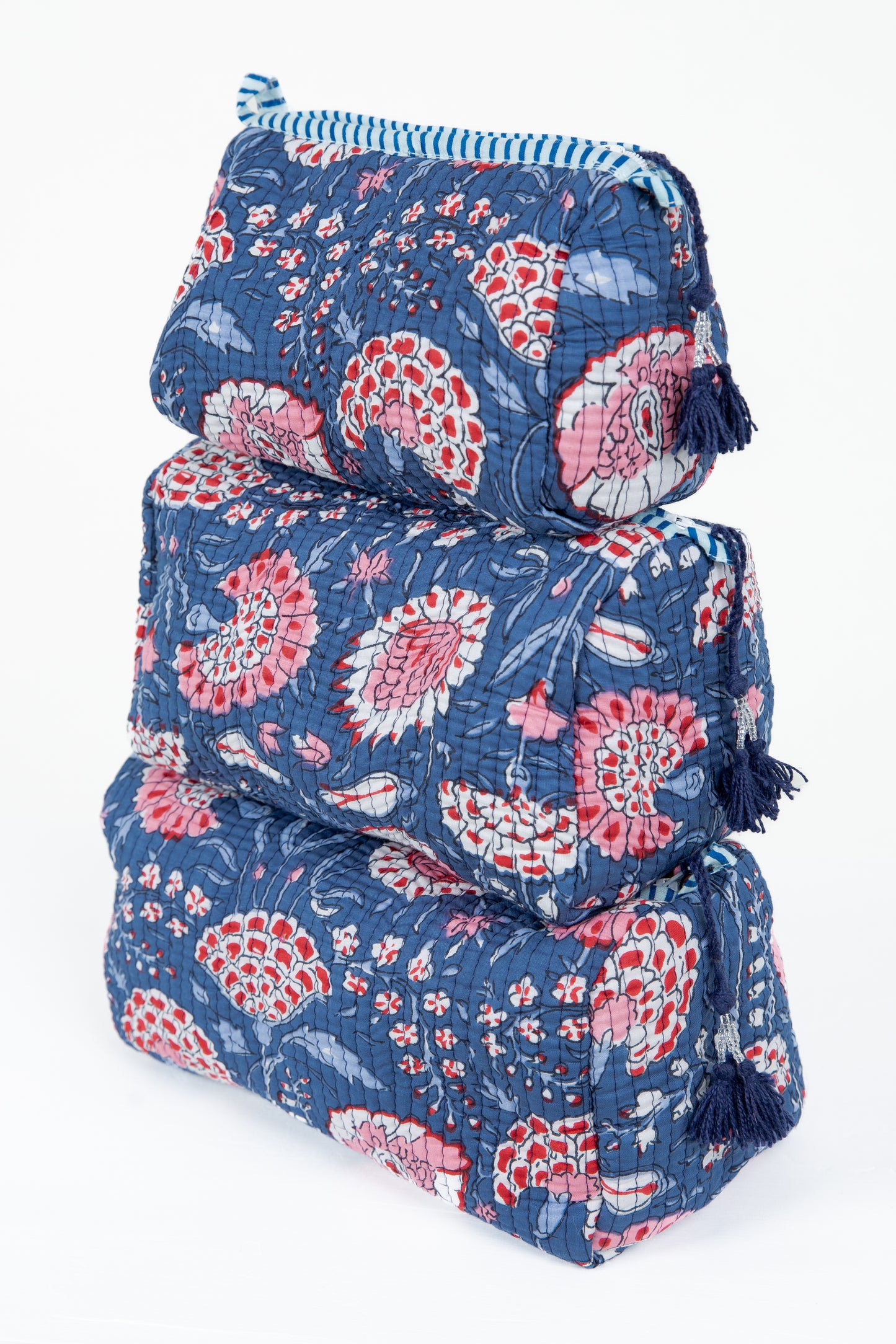Quilted Makeup/Toiletry Bag
