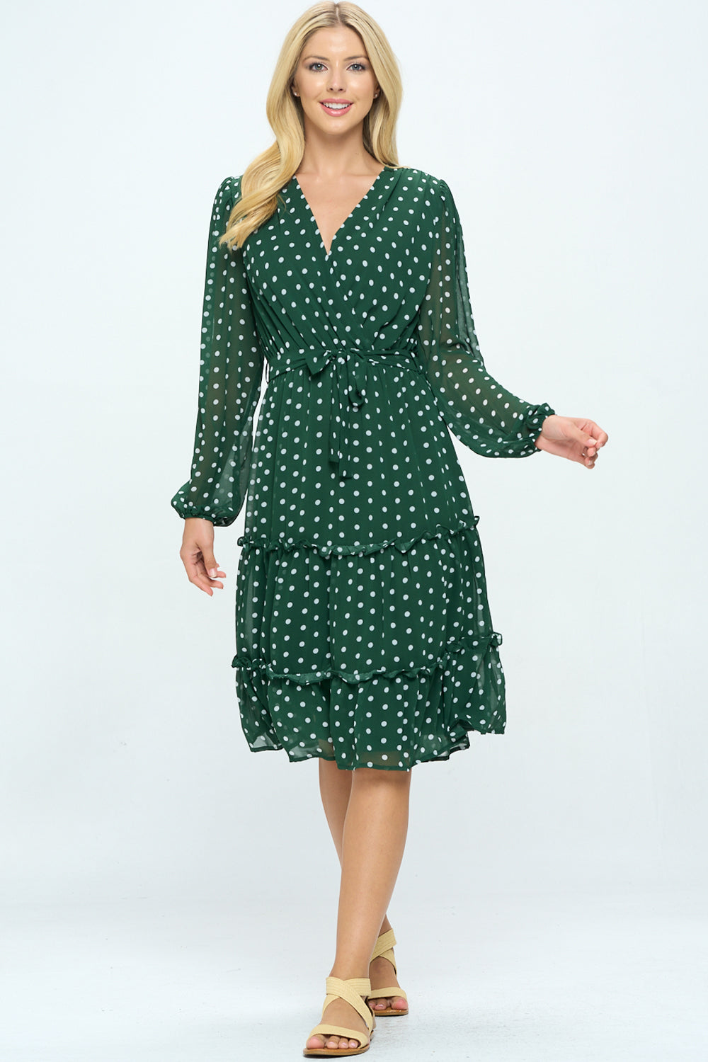 Polka Dot Print Dress