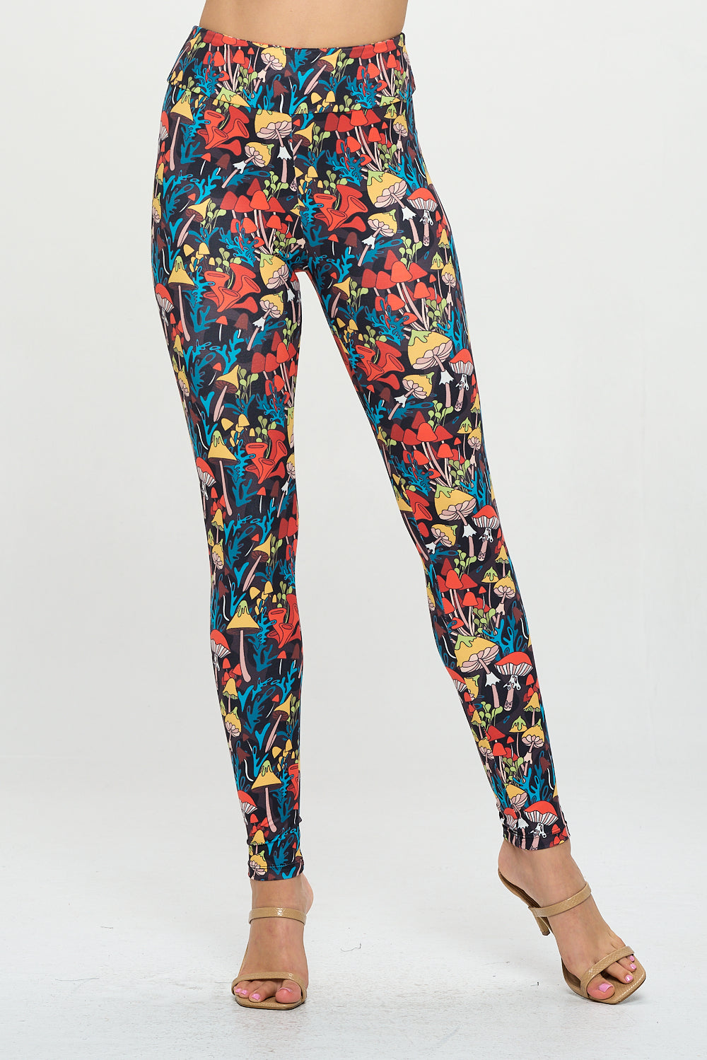 Colorful Mushroom Legging