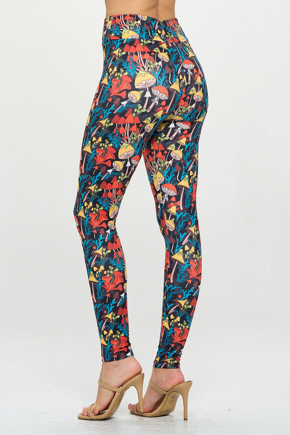 Colorful Mushroom Legging