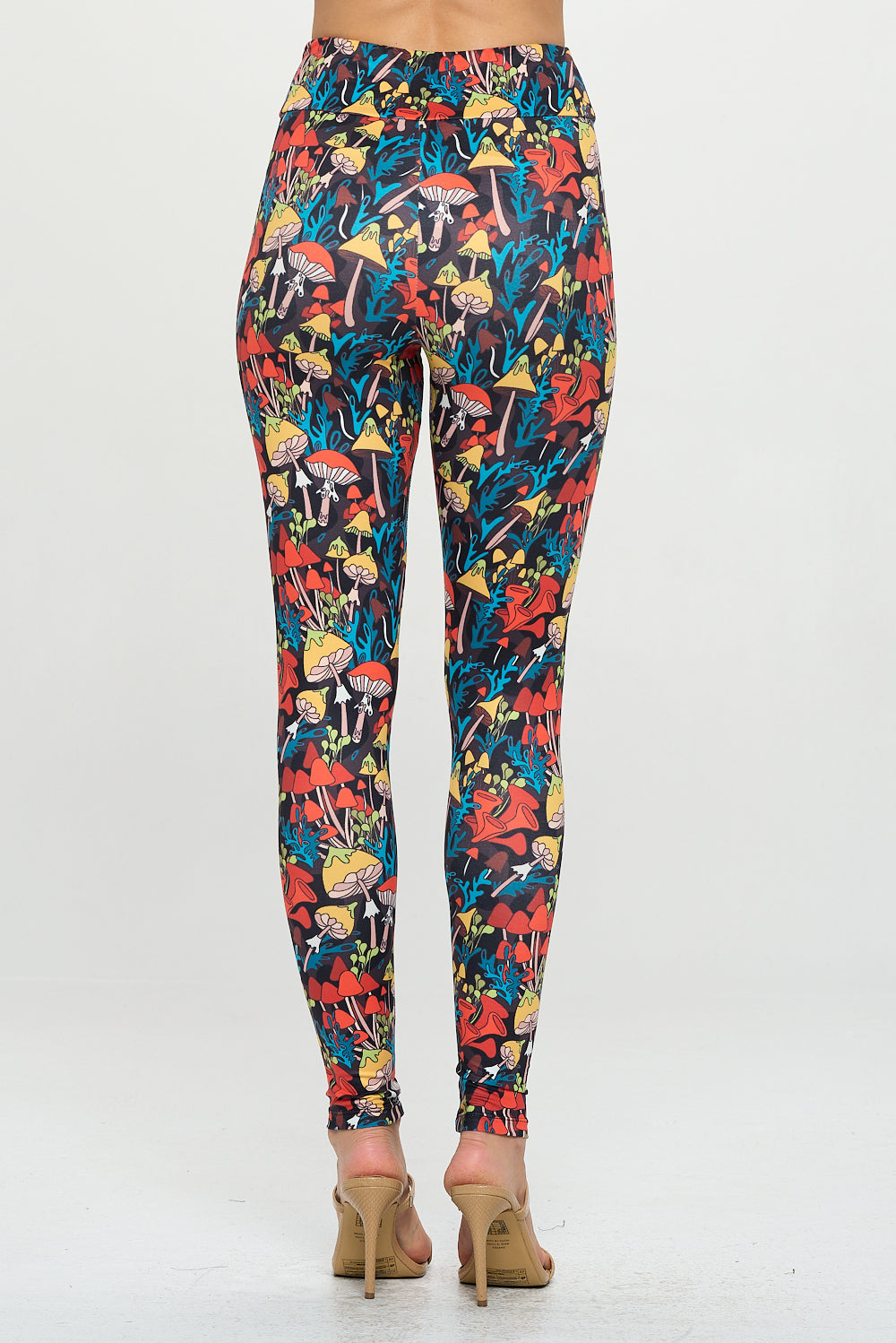 Colorful Mushroom Legging