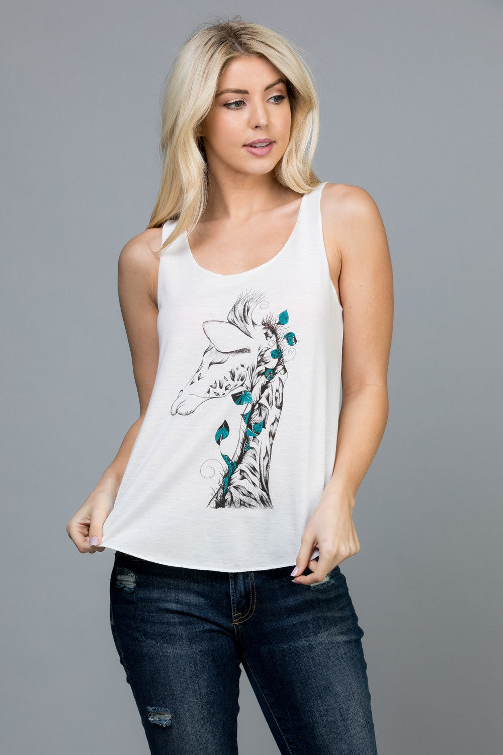 Giraffe Graphic Tanktop