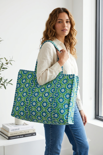 Quilted Tote Bag