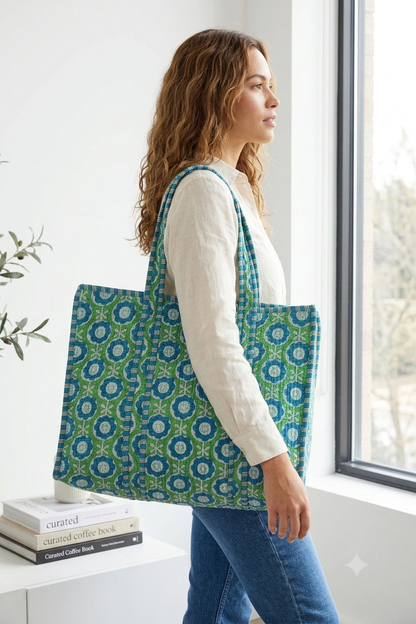 Quilted Tote Bag