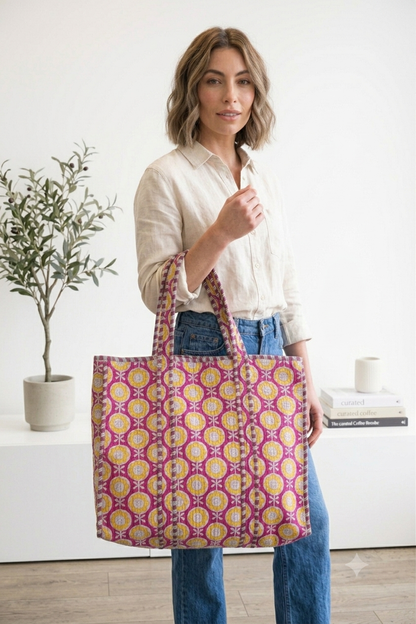 Quilted Tote Bag