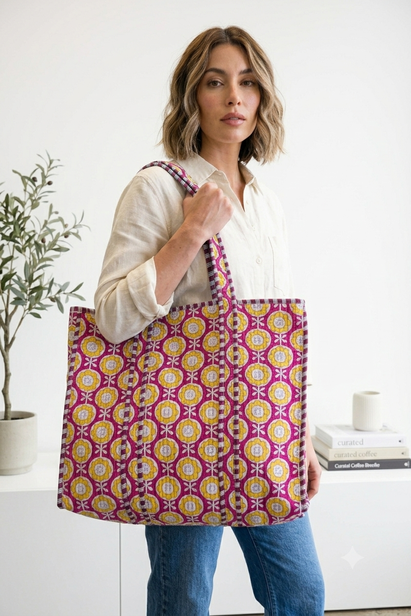 Quilted Tote Bag