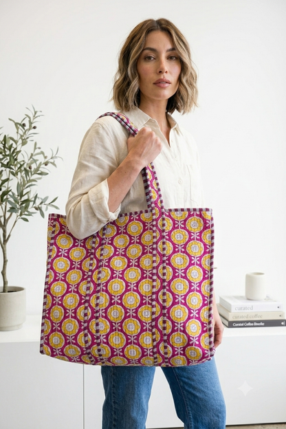 Quilted Tote Bag