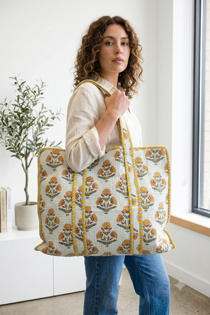 Quilted Tote Bag