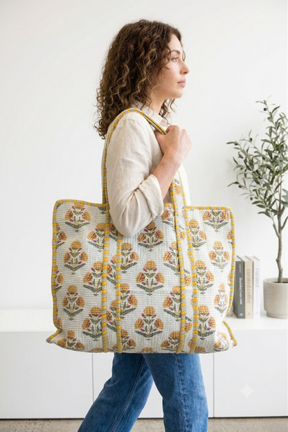 Quilted Tote Bag