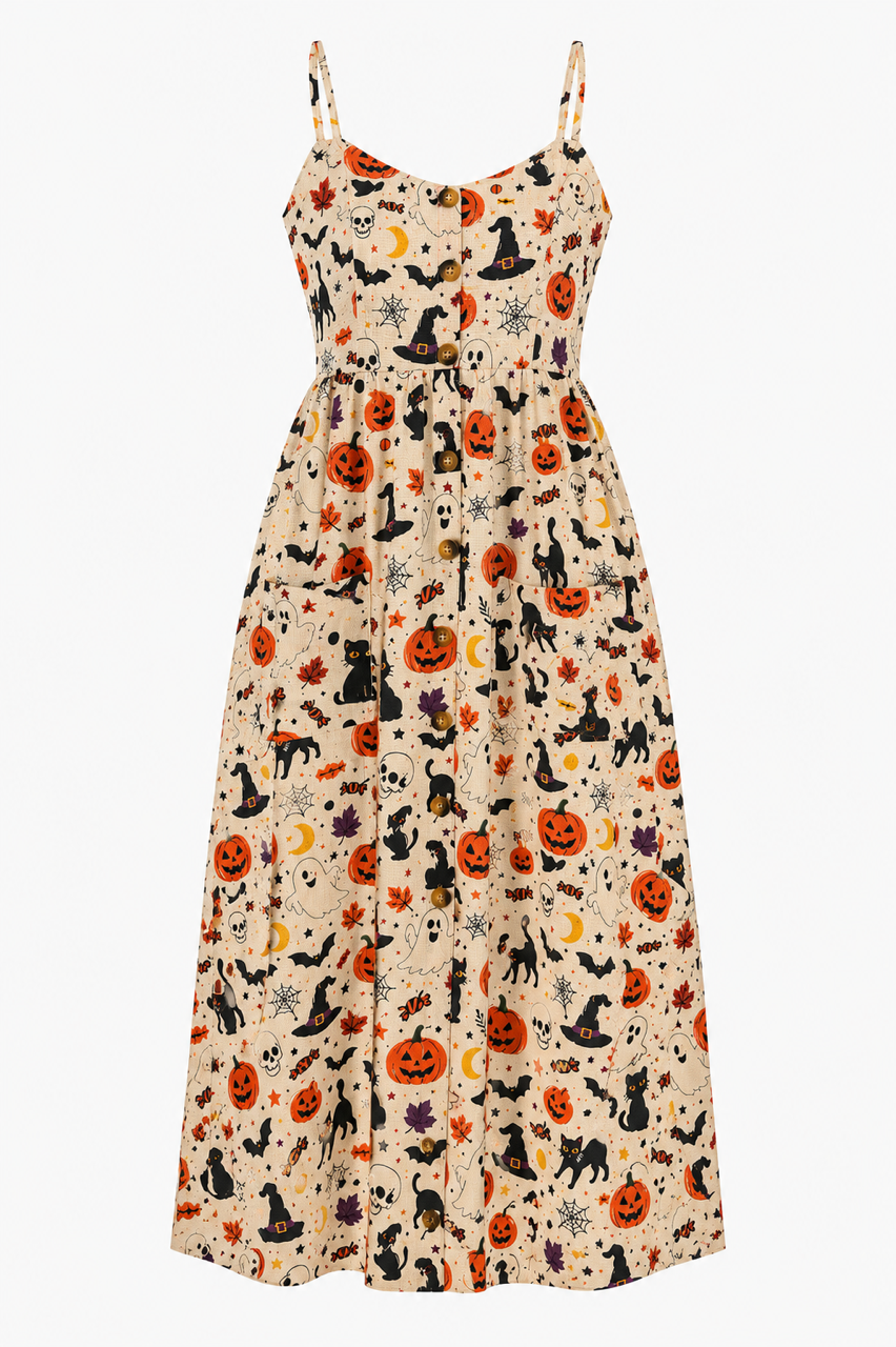 Halloween Cami Maxi Dress