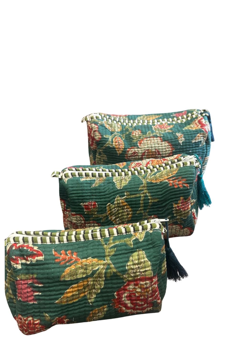 Quilted Makeup/Toiletry Bag