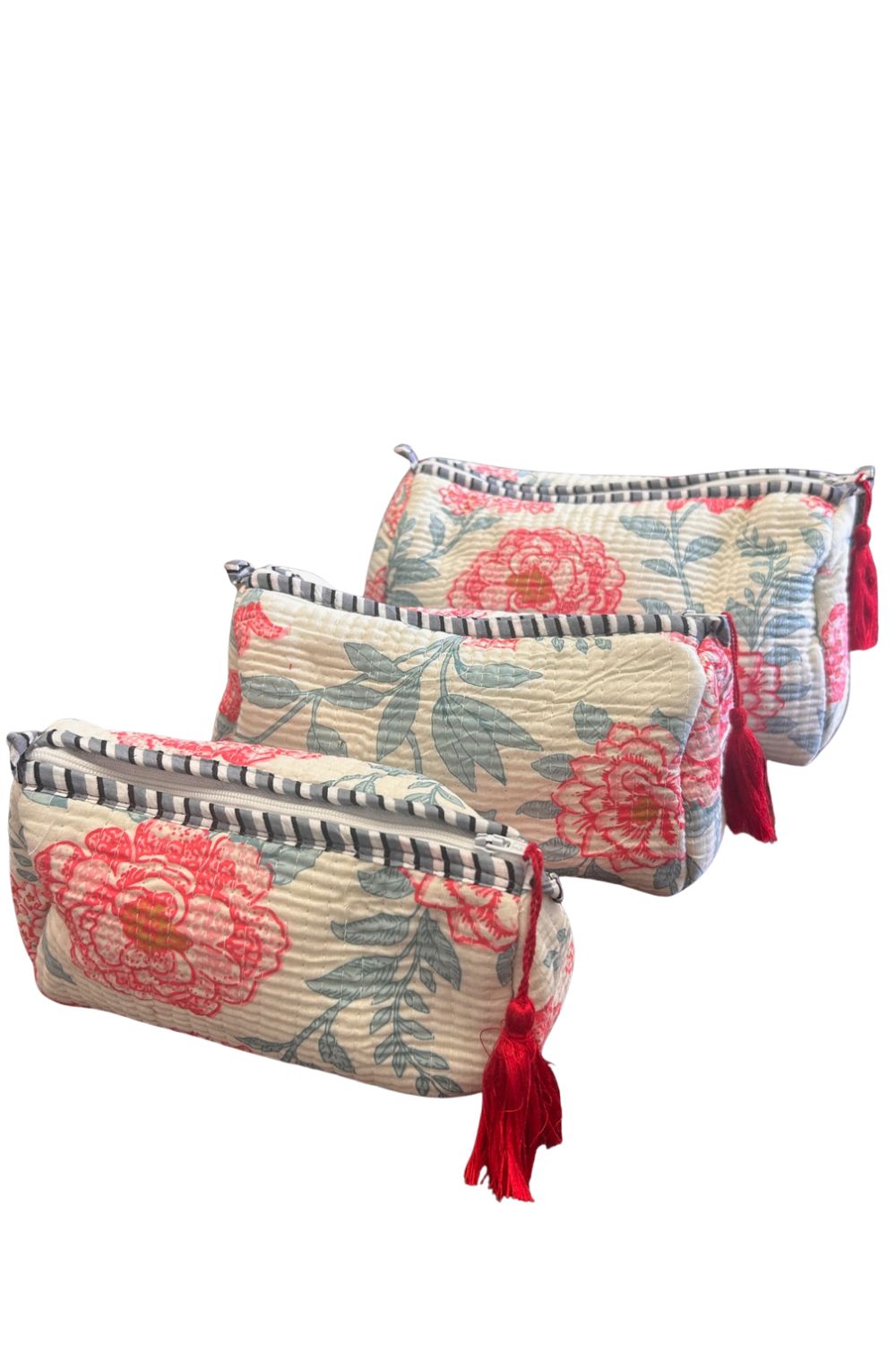 Quilted Makeup/Toiletry Bag