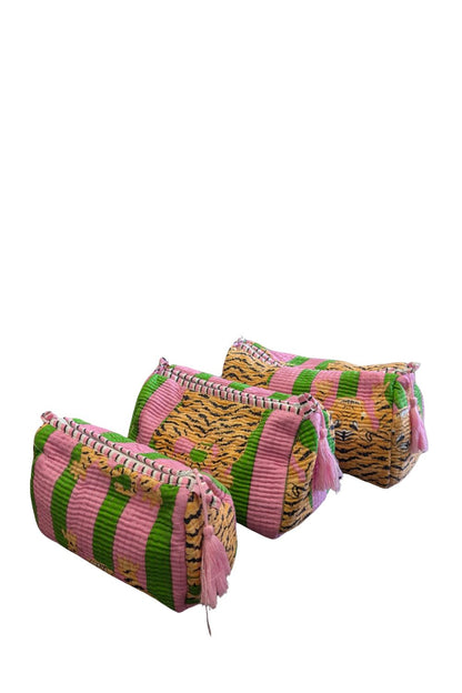 Quilted Makeup/Toiletry Bag