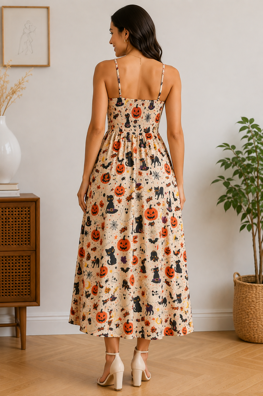 Halloween Cami Maxi Dress