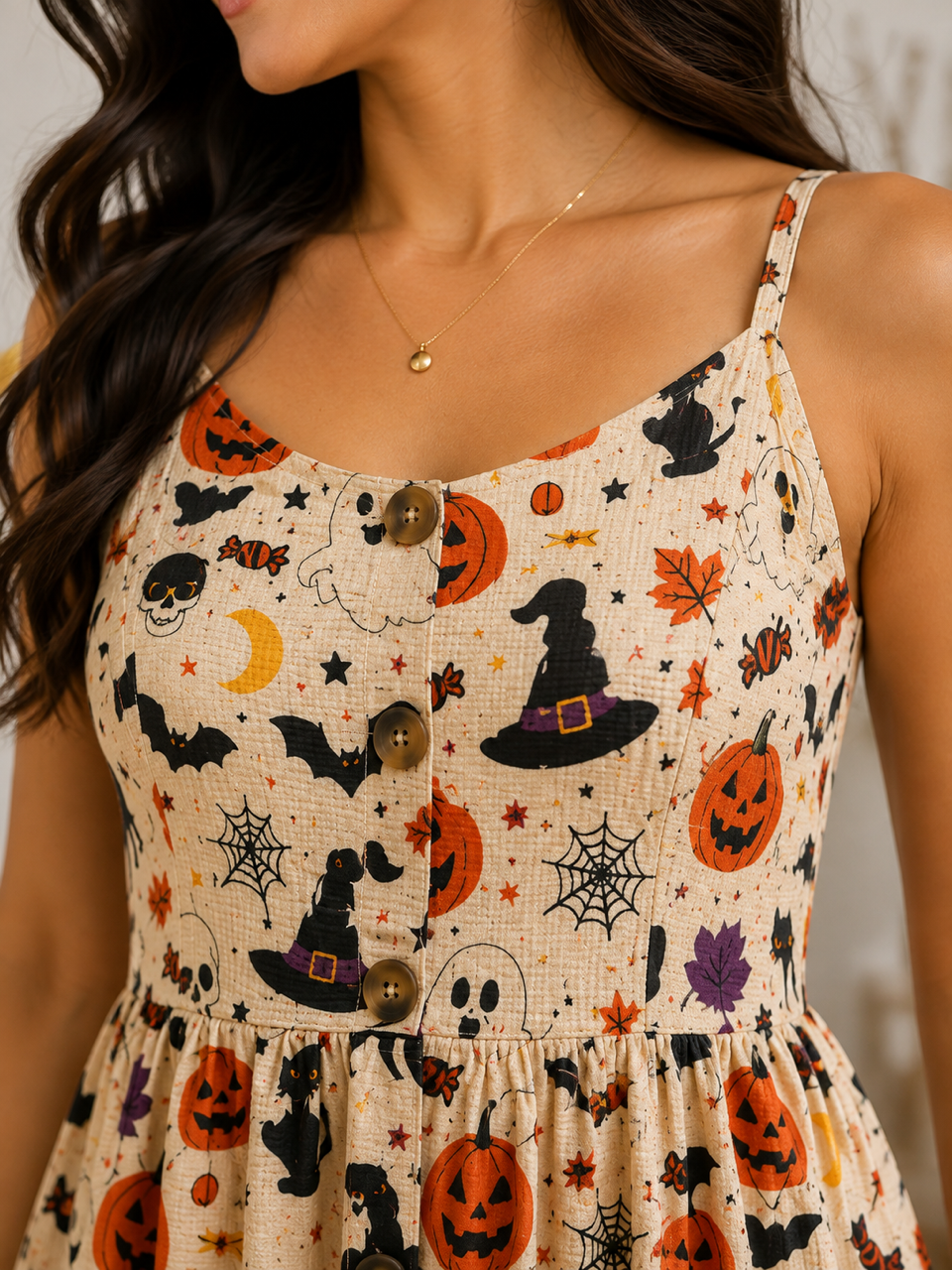Halloween Cami Maxi Dress