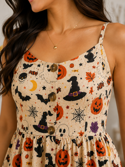Halloween Cami Maxi Dress