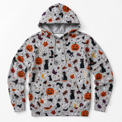 Halloween Print Pullover Hoodie