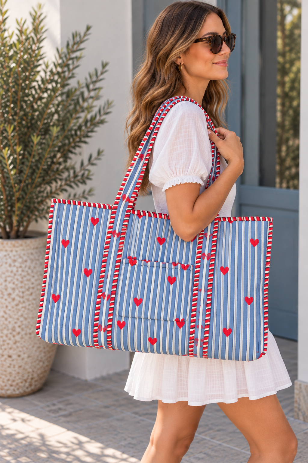Quilted Tote Bag