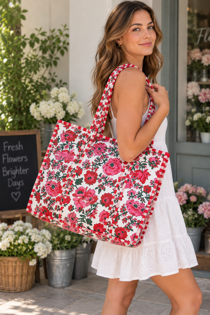 Quilted Tote Bag