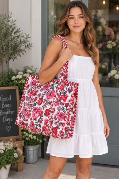 Quilted Tote Bag