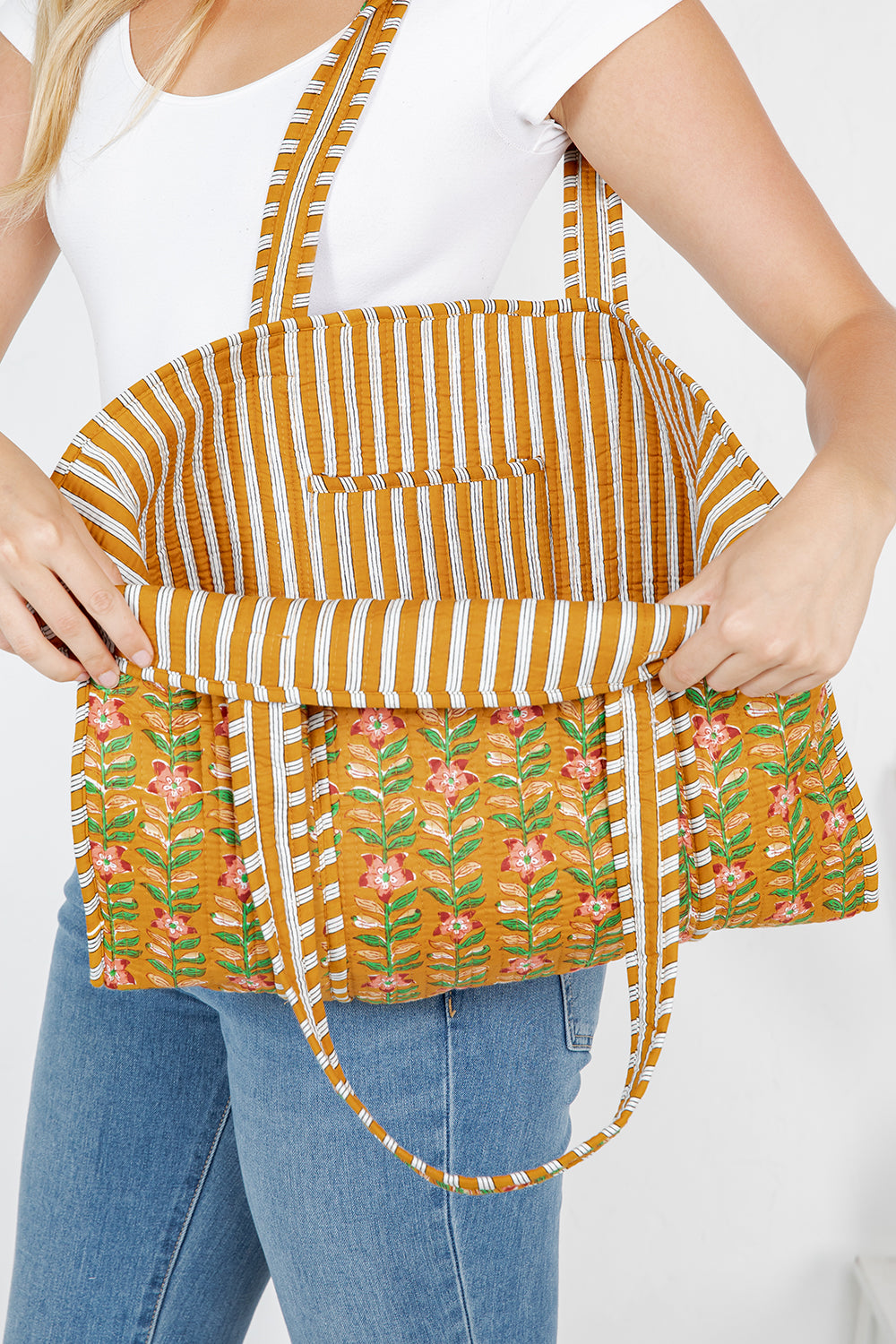 Quilted Tote Bag