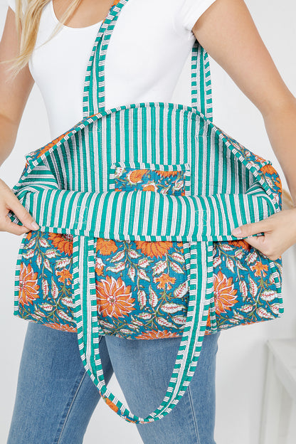 Quilted Tote Bag