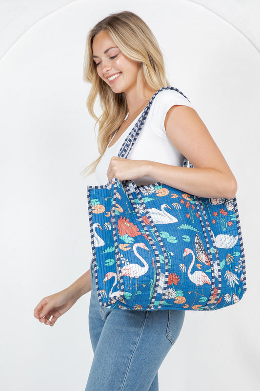 Quilted Tote Bag