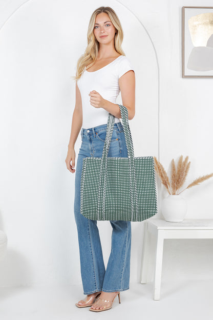 Quilted Tote Bag