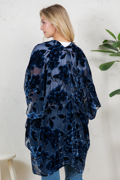 Bohemian Burnout Velvet Kimono