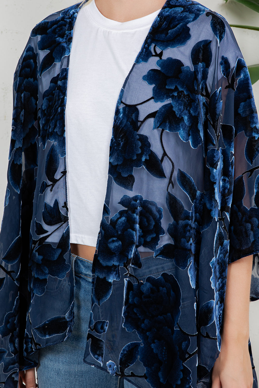 Bohemian Burnout Velvet Kimono