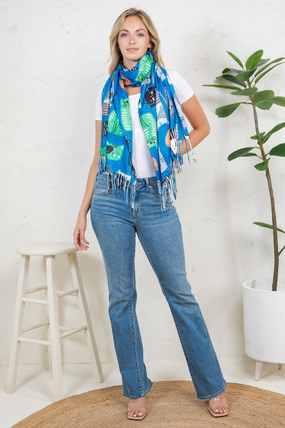 Variety Of Playful Cat Scarf