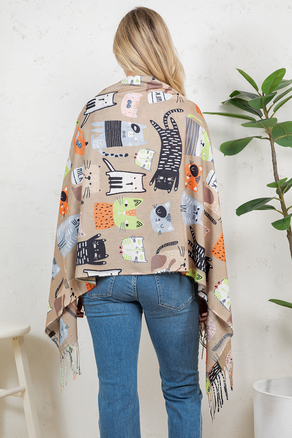 Variety Of Playful Cat Scarf
