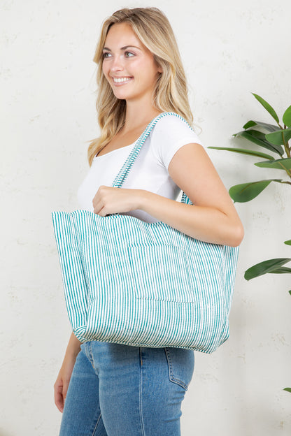 Quilted Tote Bag