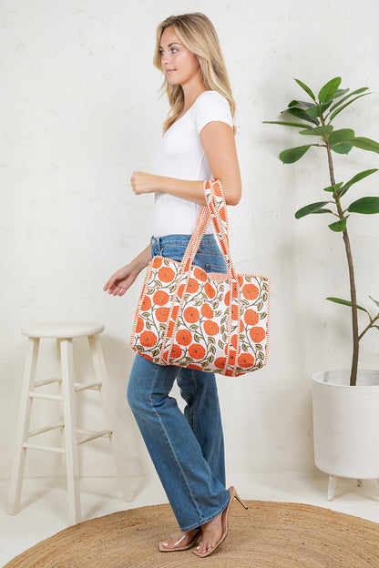 Quilted Tote Bag