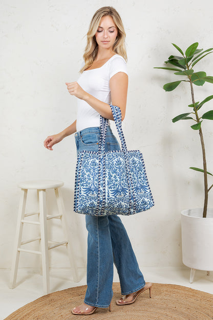 Quilted Tote Bag