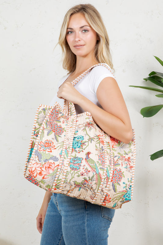 Quilted Tote Bag