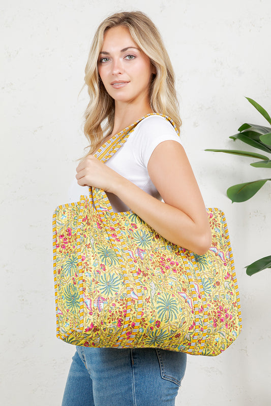 Quilted Tote Bag