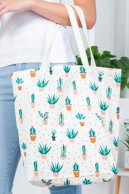 Cactus Canvas Tote Bag