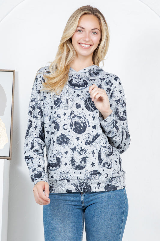 Cat Pullover Hoodie