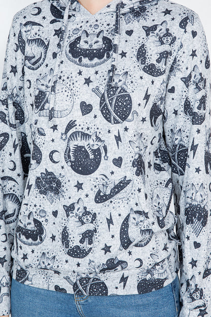 Cat Pullover Hoodie