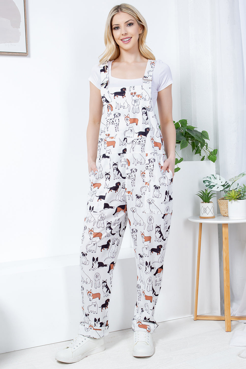 Variety of Dogs Corduroy Overall