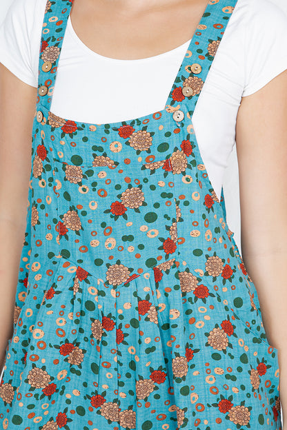 VINTAGE FLORAL OVERALL