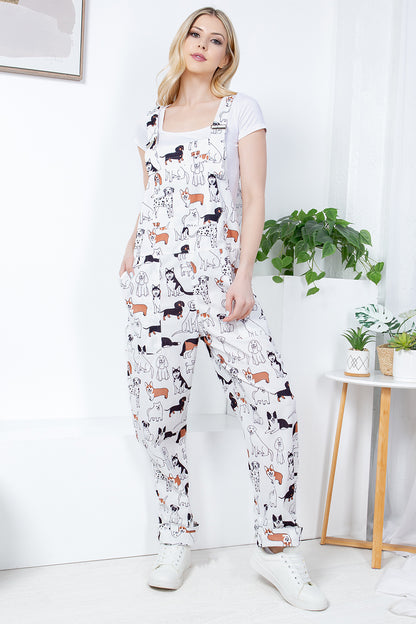 Variety of Dogs Corduroy Overall